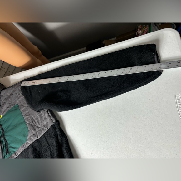 Grays Peak Outdoors Taupe Fleece Hooded Colorblock Jacket Men’s Size XL NEW - Picture 5 of 13